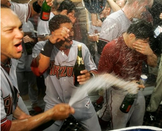 Illustration for article titled Deadspin Classic: A Children's Treasury Of Men Getting Blasted In The Face With Champagne